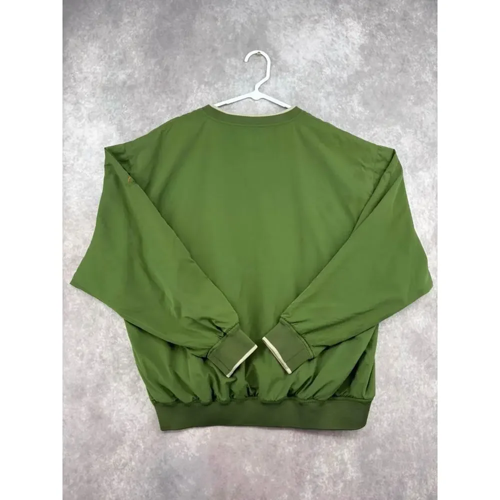 Cabela’s Men’s L Green V-Neck Outdoor Pullover Jacket